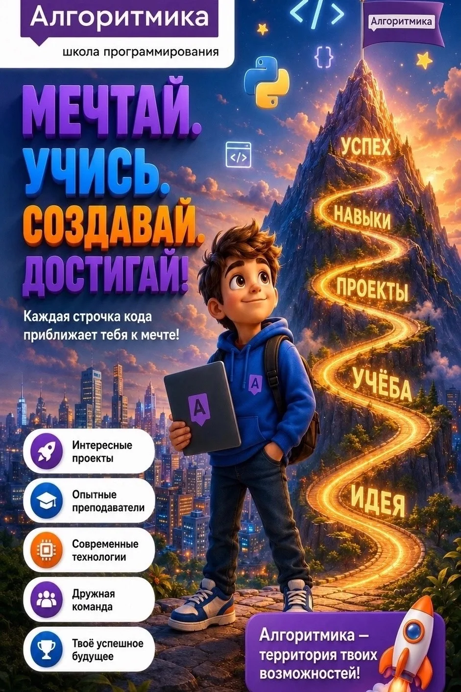 📌Мечтай,учись и создавай: «Алгоритмика стартует совсем скоро