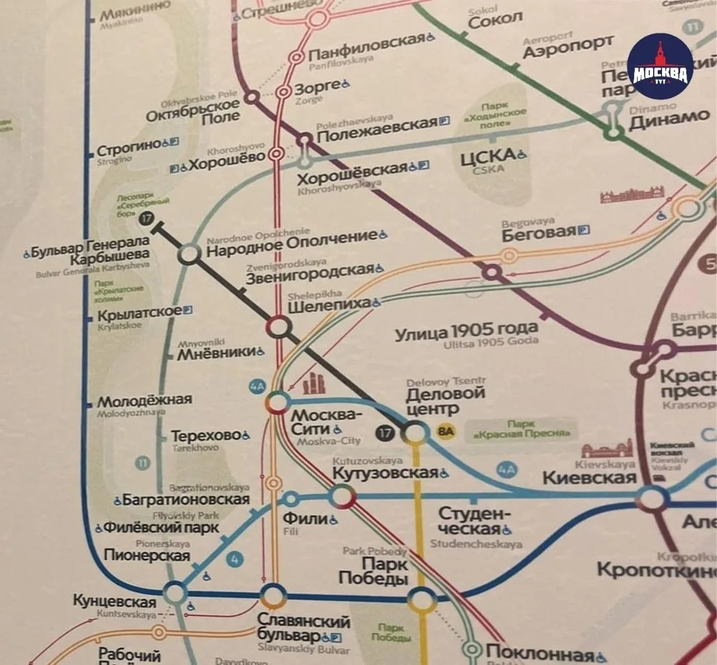 😯 Рублёво-Архангельская линия метро появилась на картах в поездах. Первый участок запу...