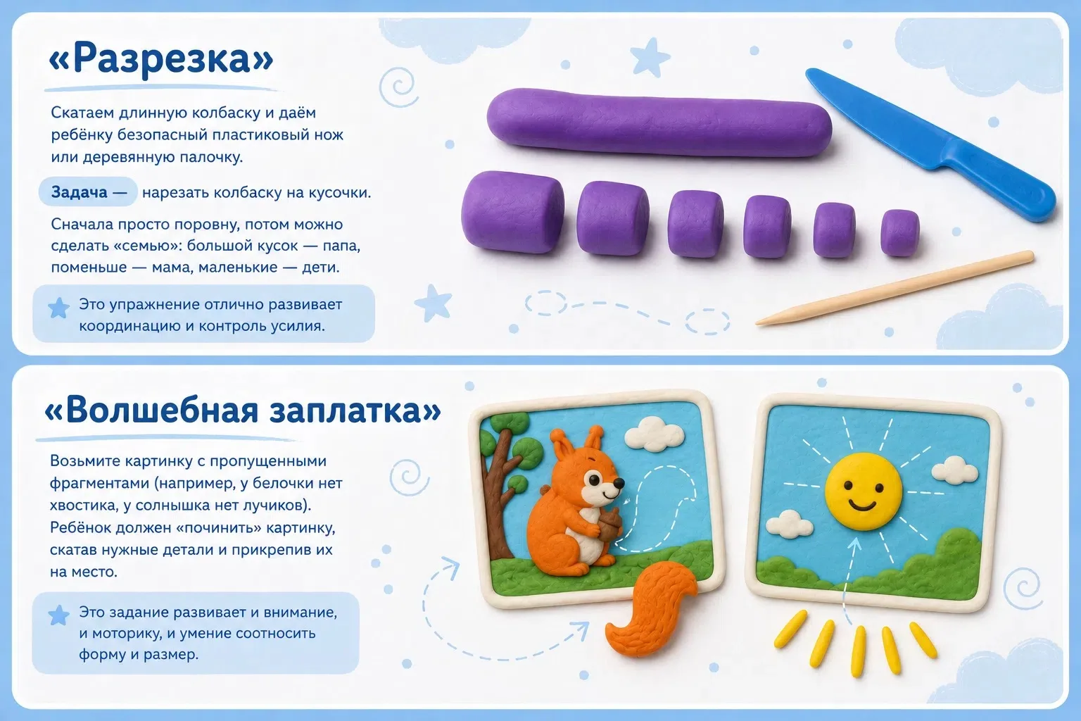 Пластилин: от простого к сложному 🧠✨
