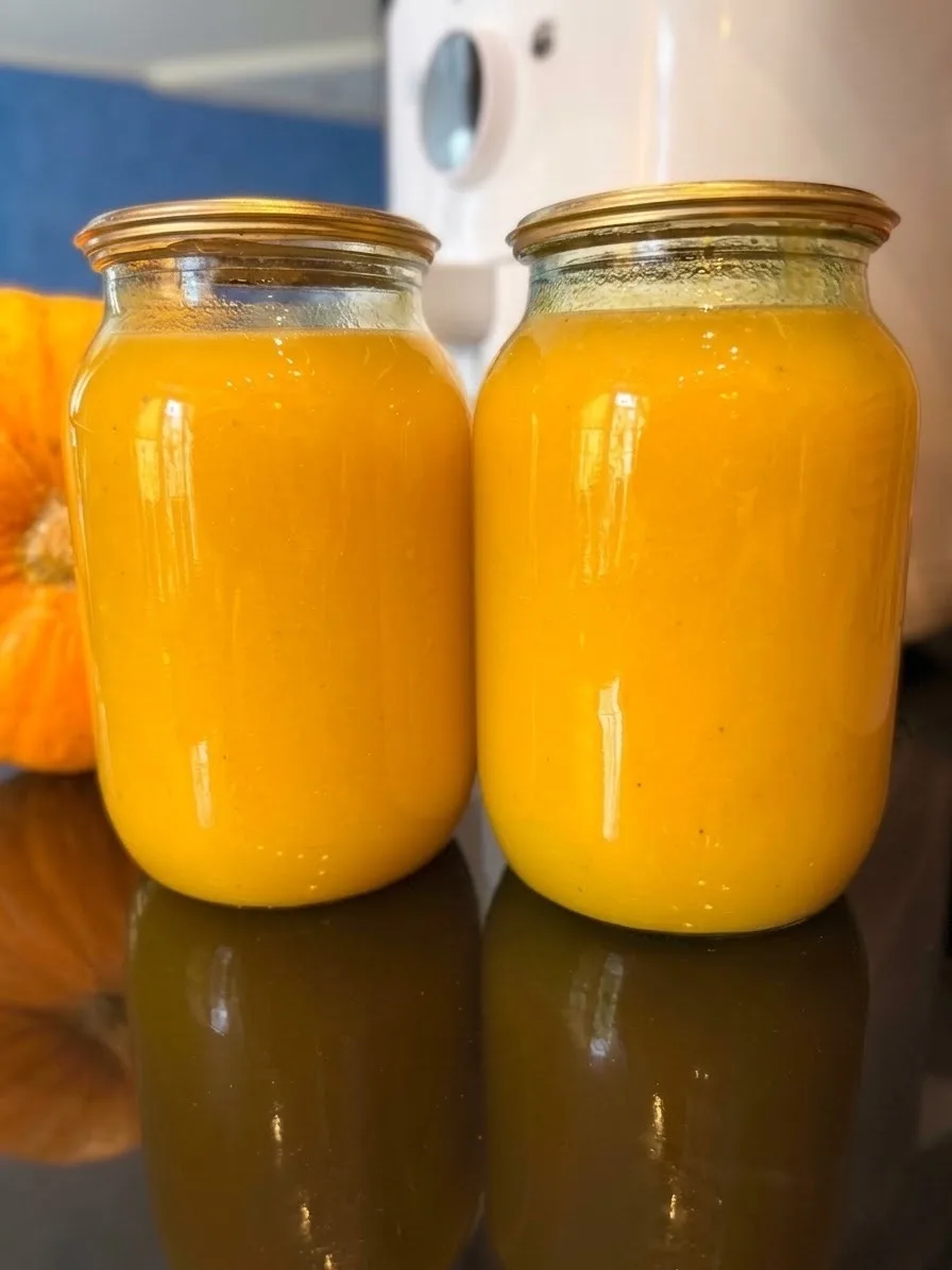 🎃🍌✨ «ТРОПИЧЕСКОЕ СОЛНЦЕ»: Густой тыквенно-банановый нектар на зиму — бархатный, кремо...