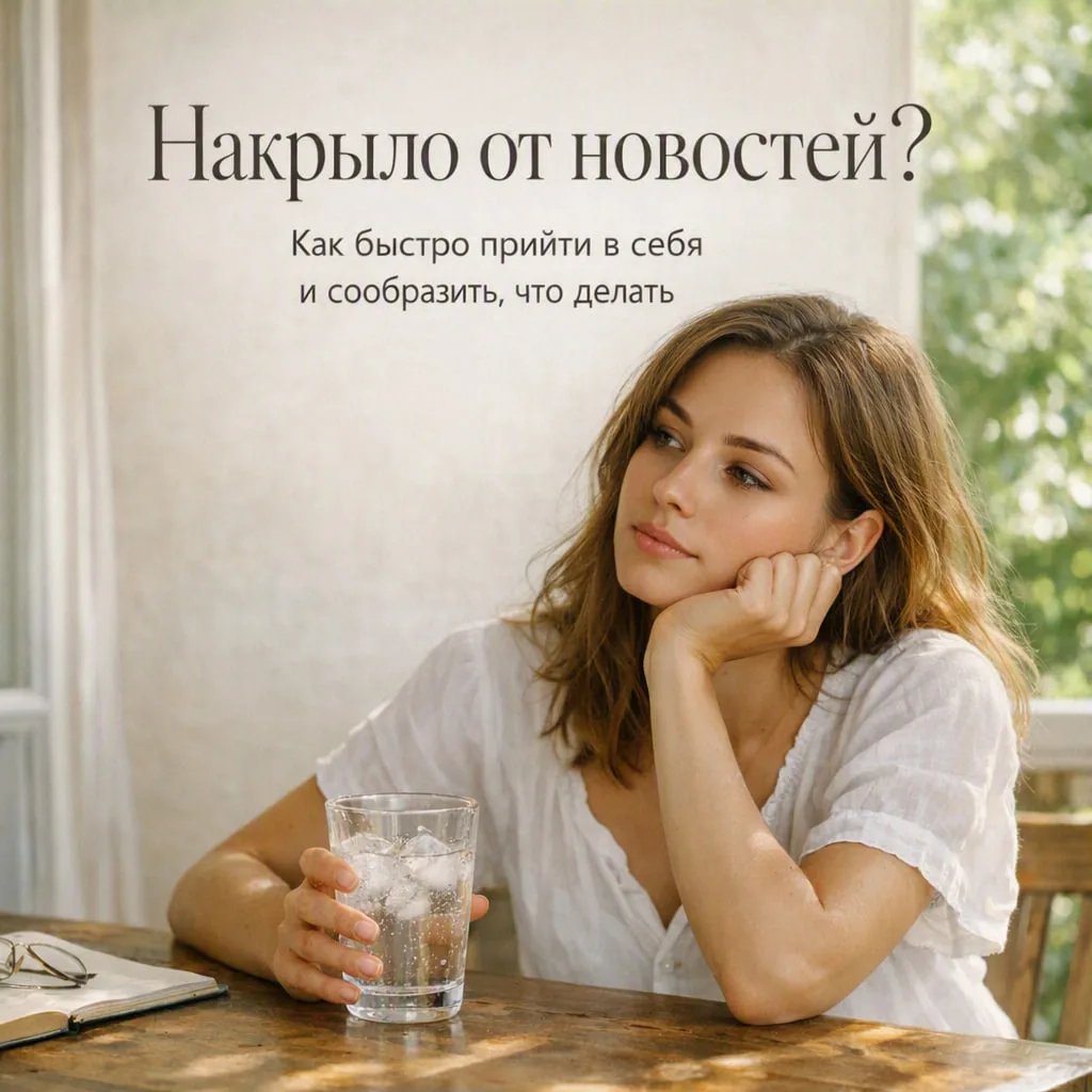 Прочитали очередную паршивую новость - и внутри всё сжалось? Или начальник зашел с каменным лицом, и
