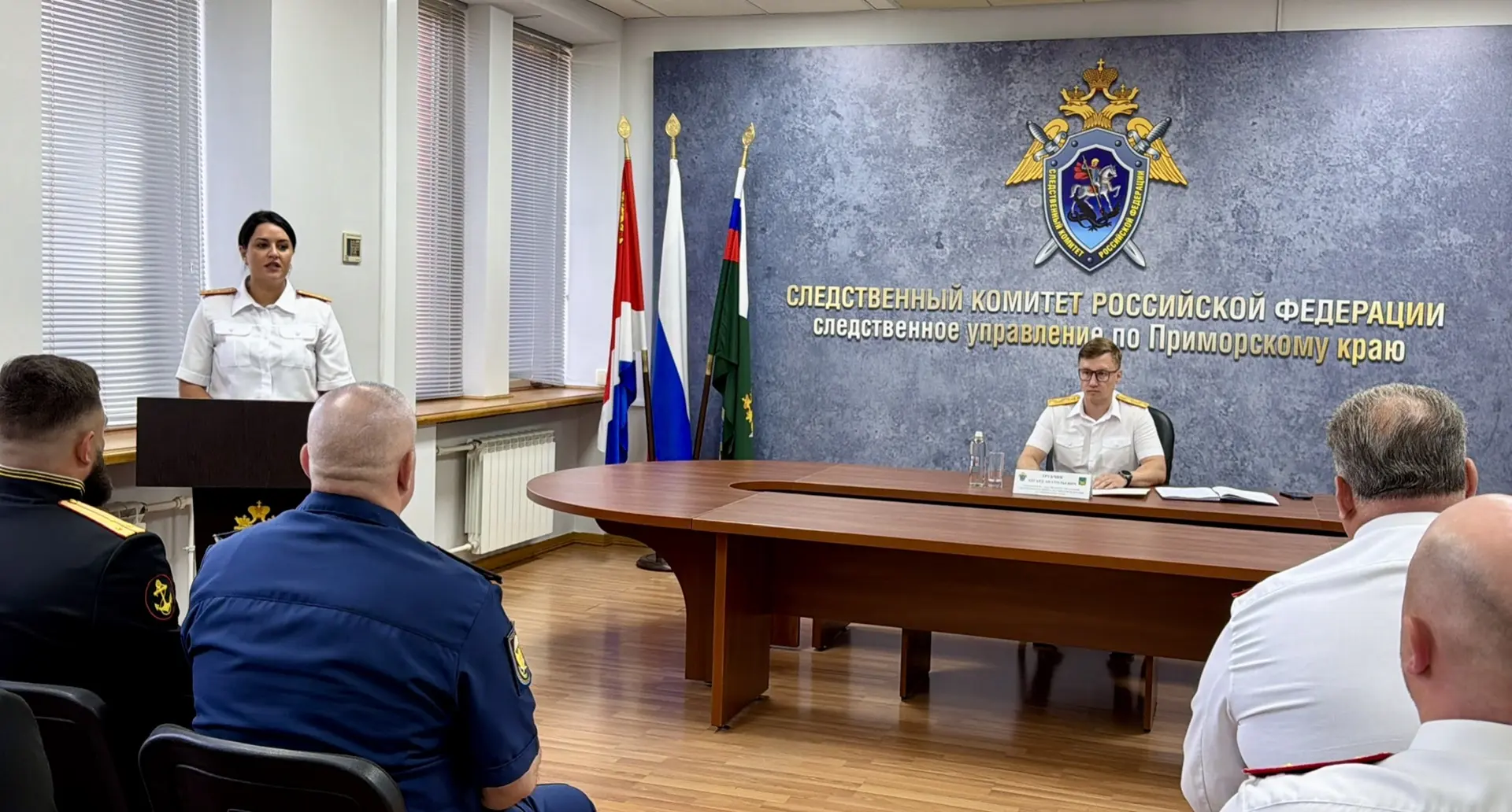 ⭐️В День офицера России молодые следователи Приморья приняли присягу офицера СК России