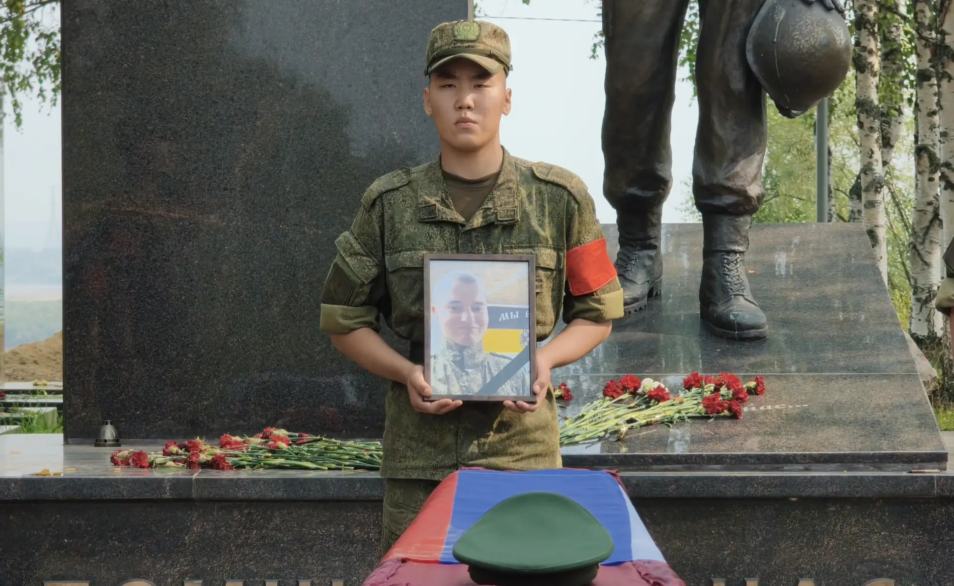 Простились с рядовым Максимом Андреевичем Кокориным
