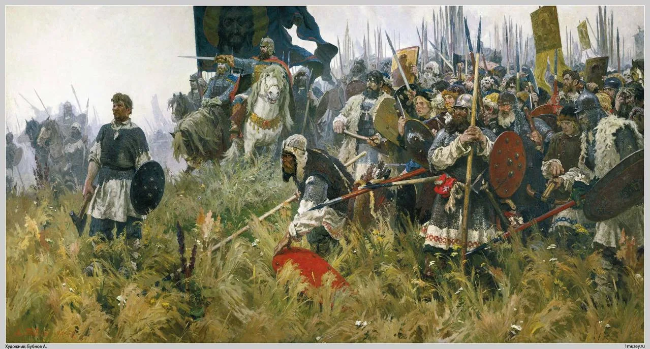 🖼 Картина недели. Александр Бубнов. «Утро на Куликовом поле». 1943–1947