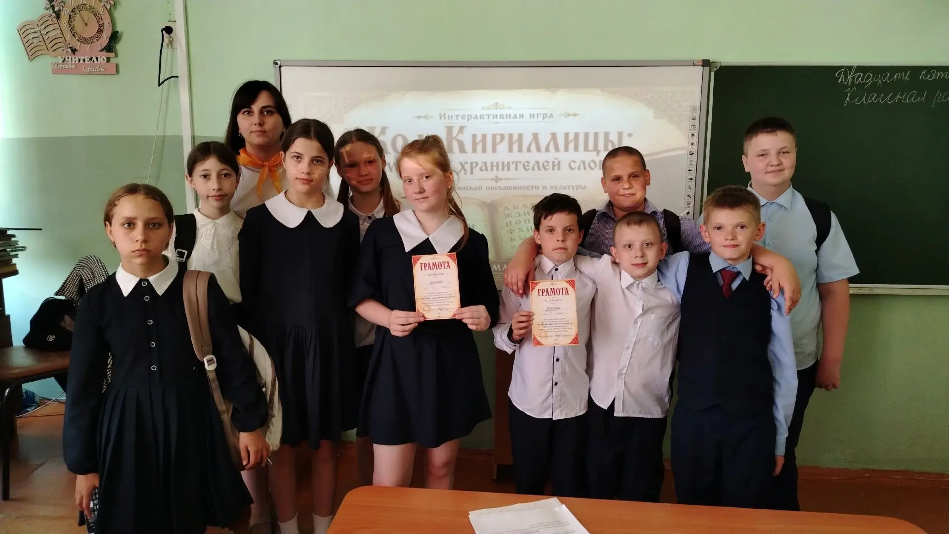 В МОУ СОШ №7 по инициативе советника директора по воспитанию Кабановой А. В. прошла инт...