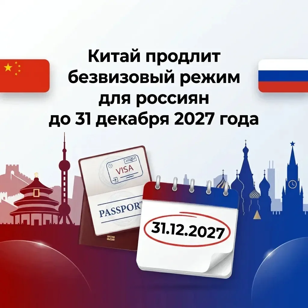 ‼️Безвизовый режим для россиян продлится до конца 2027 года.