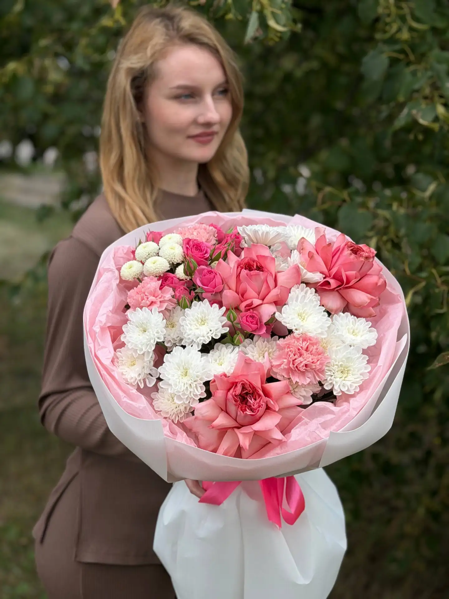 🤍 Нежность, собранная в одном букете 🌸