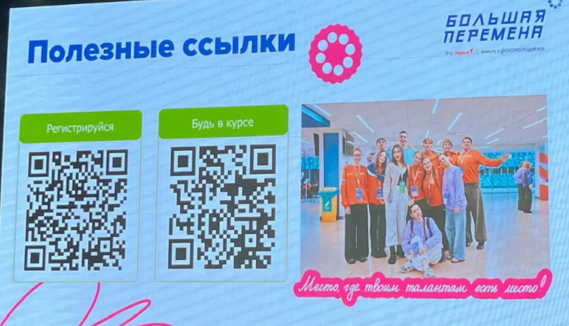 🔥 Это было мощно! Наши активисты — в эпицентре «Большой перемены»!  🎉 Мы стали частью грандиозного о