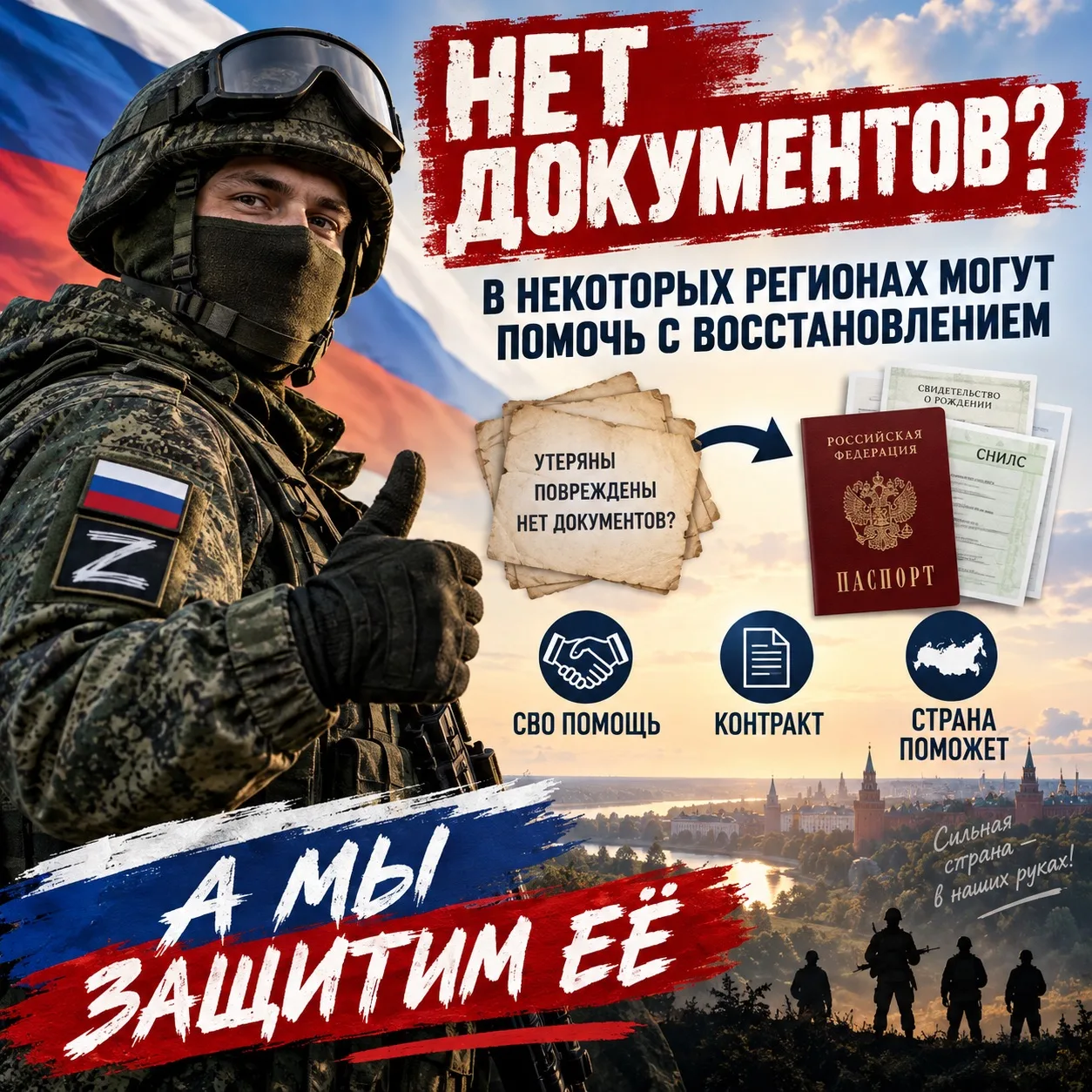 📋 НЕТ ДОКУМЕНТОВ? В НЕКОТОРЫХ РЕГИОНАХ МОГУТ ПОМОЧЬ С ВОССТАНОВЛЕНИЕМ