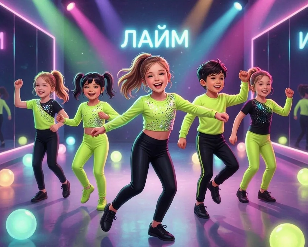🍋‍🟩 Объявляется набор в младшую группу танцевального коллектива «Лайм».