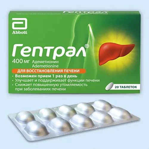 Гептрал: поддержка печени изнутри
