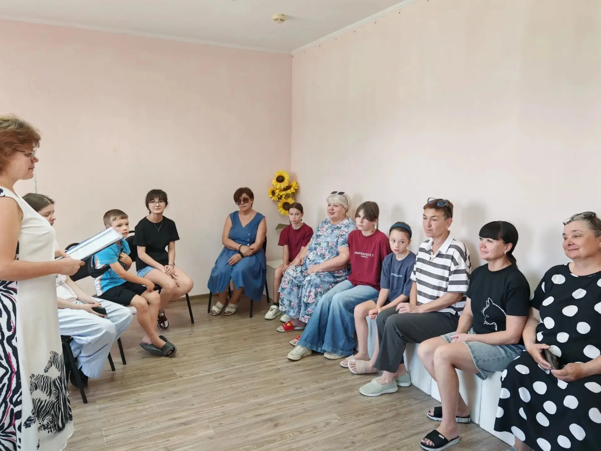 19 августа на летней площадке проведена беседа "Народный календарь: Преображение Господ...