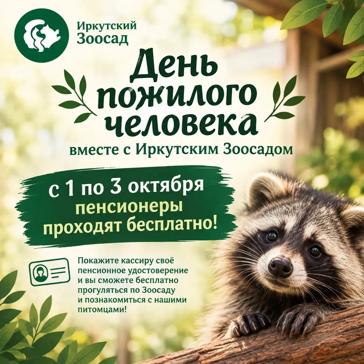 С Днём пожилого человека! 🌿