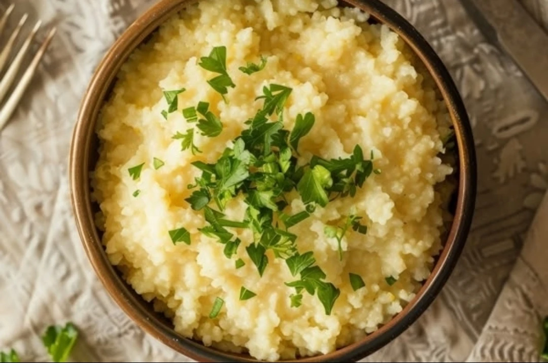 ПШЕНАЯ КАША С ЛУКОМ И КАРТОФЕЛЕМ В ДУХОВКЕ