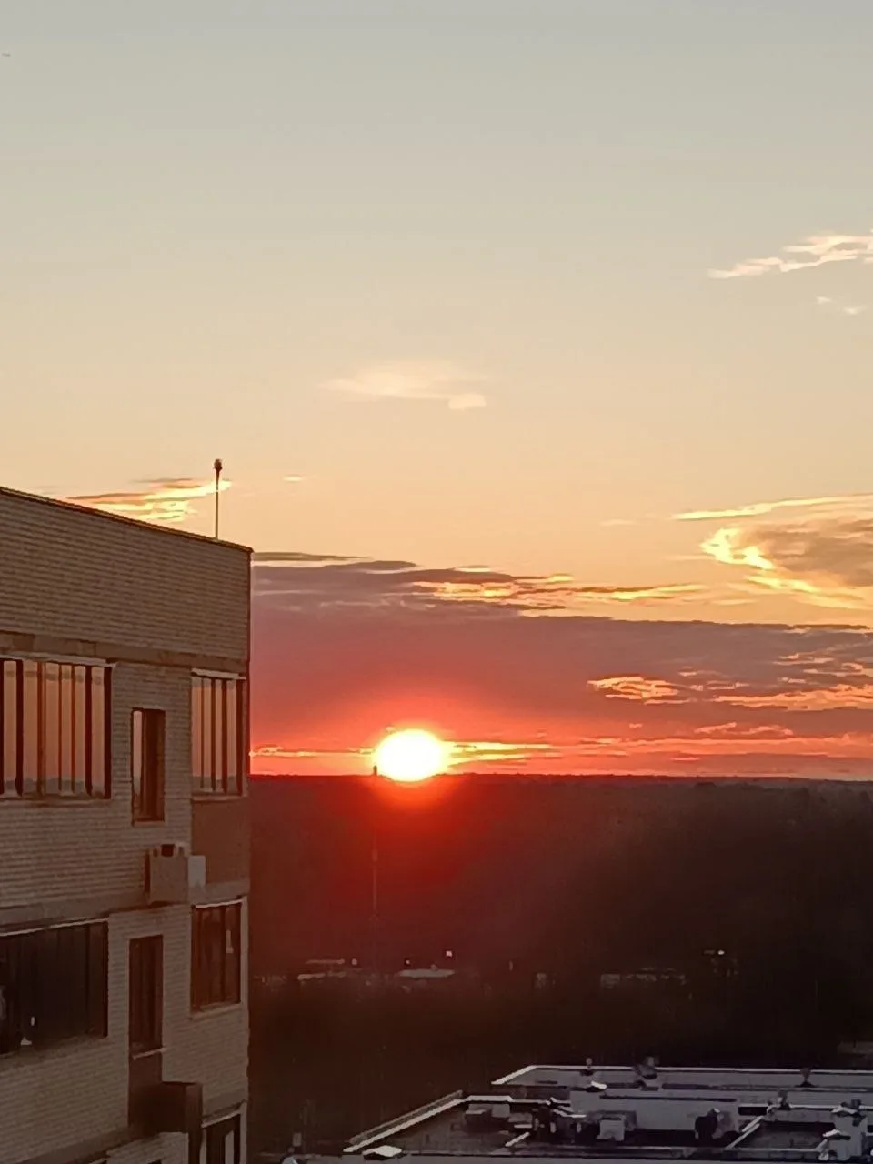 🌅 Закат в Софрино и рассвет в Новом Пушкино
