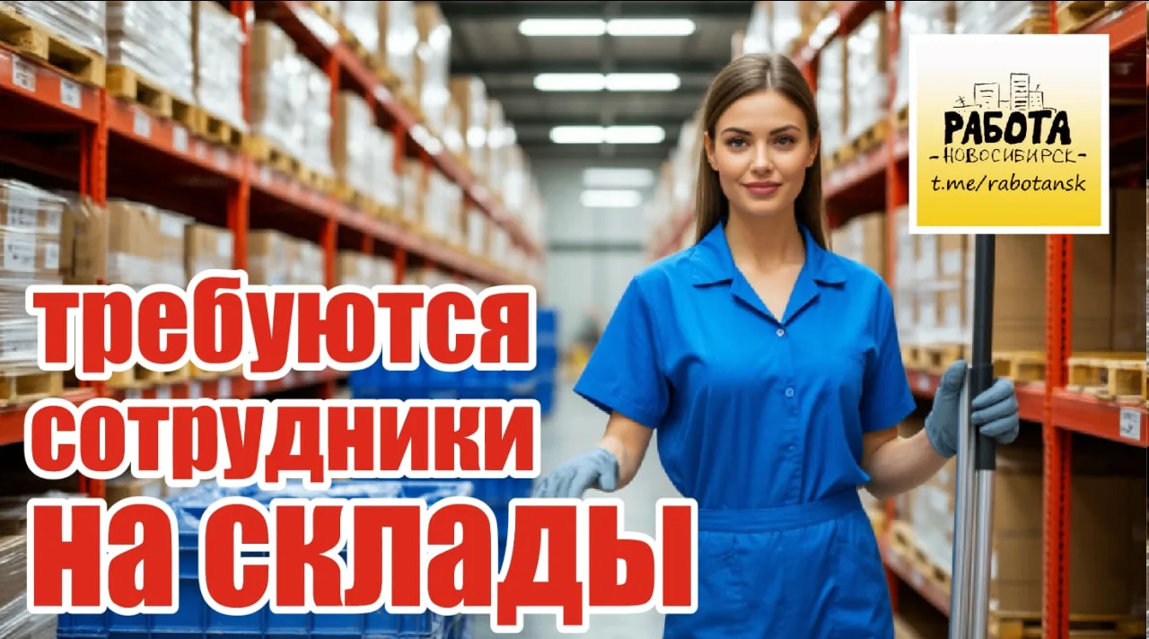 📦 Требуются сотрудники на склады