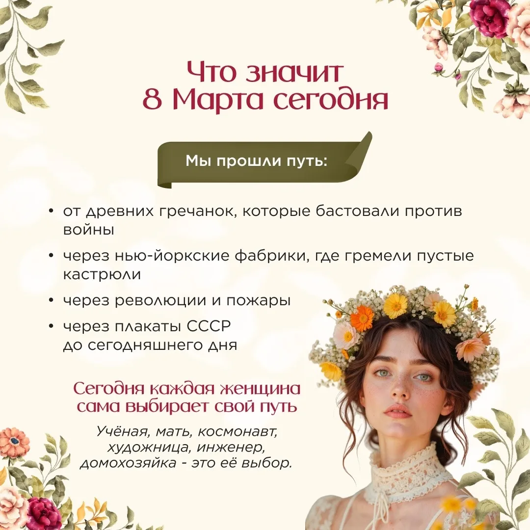 Сегодня 8 Марта – день, когда мы поздравляем любимых женщин, дарим цветы и говорим комплименты. Это 