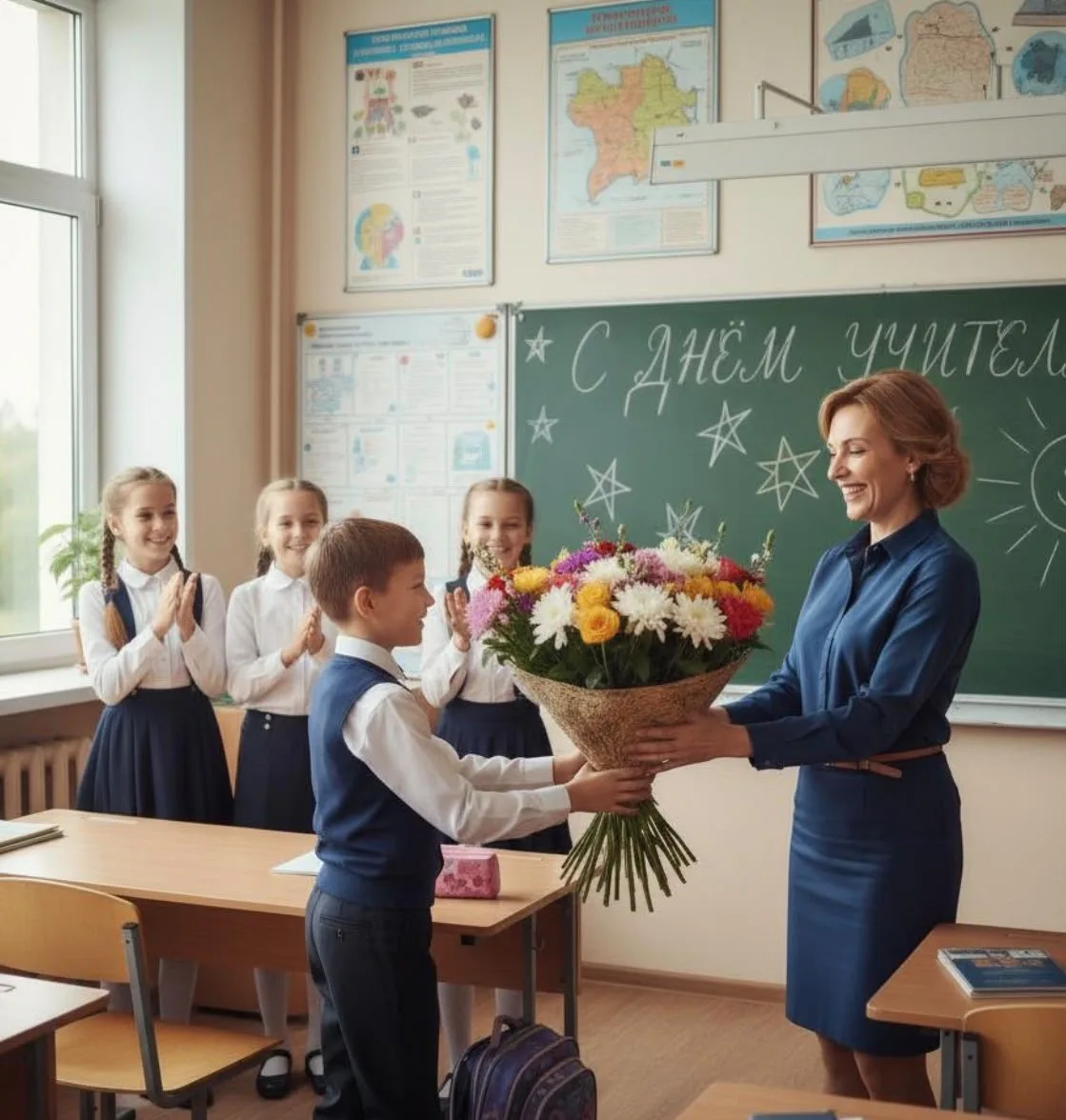 🎉 Стартует акция «Поздравь учителя!» 🍎📚