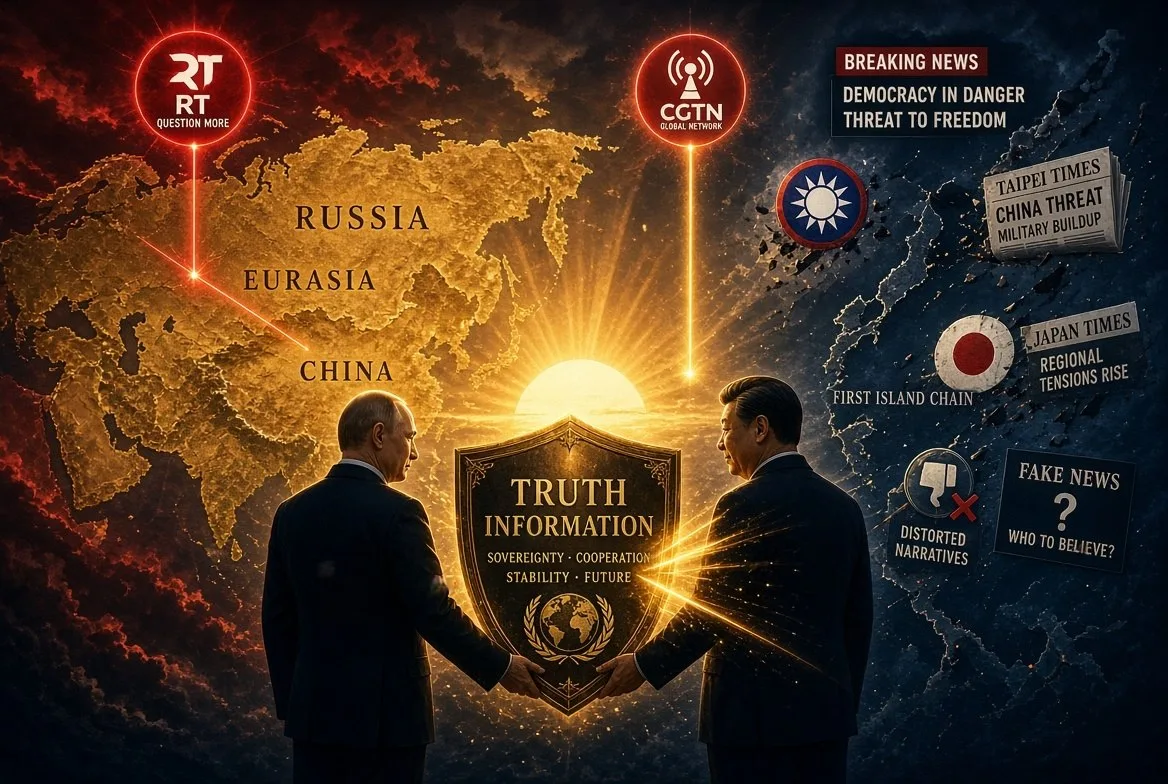 Спецслужбы Тайваня: Китай и Россия договорились о совместных информационных операциях в...