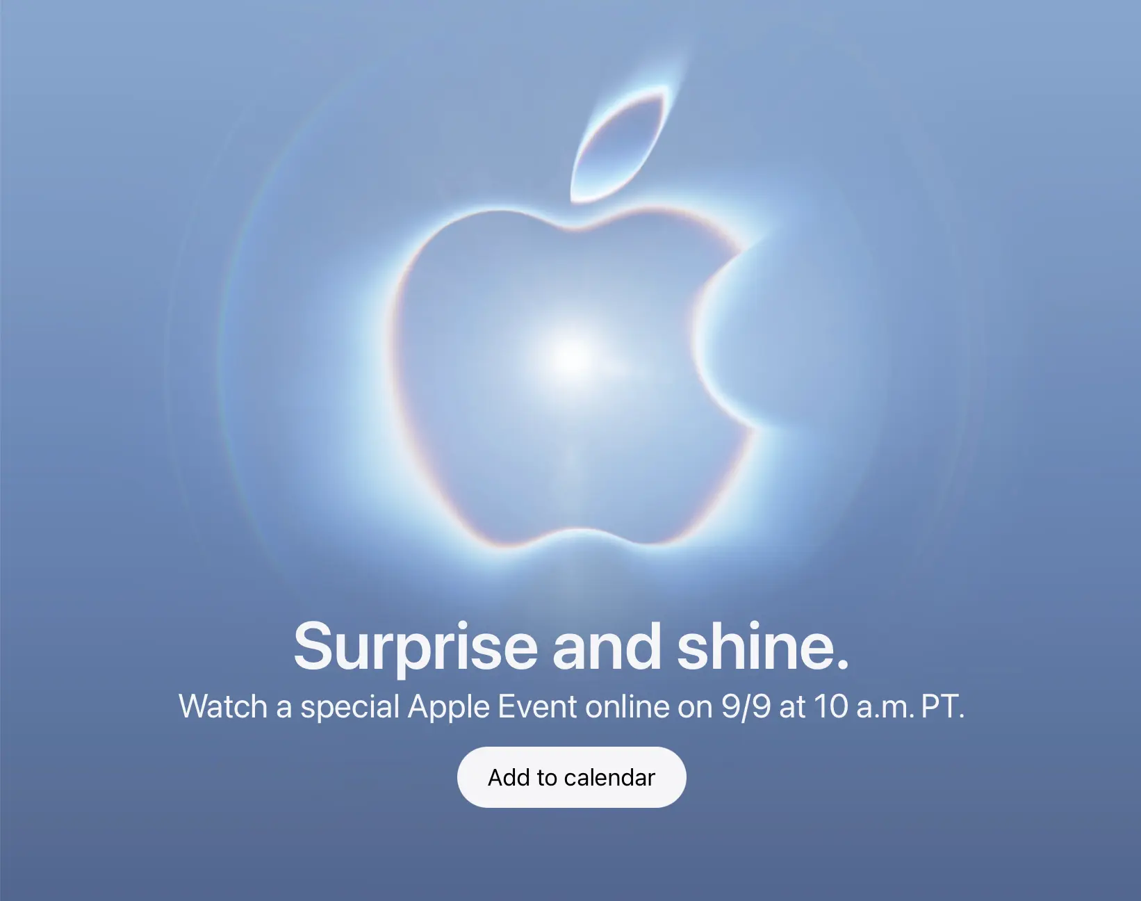 Официально: презентация Apple пройдёт 9 сентября