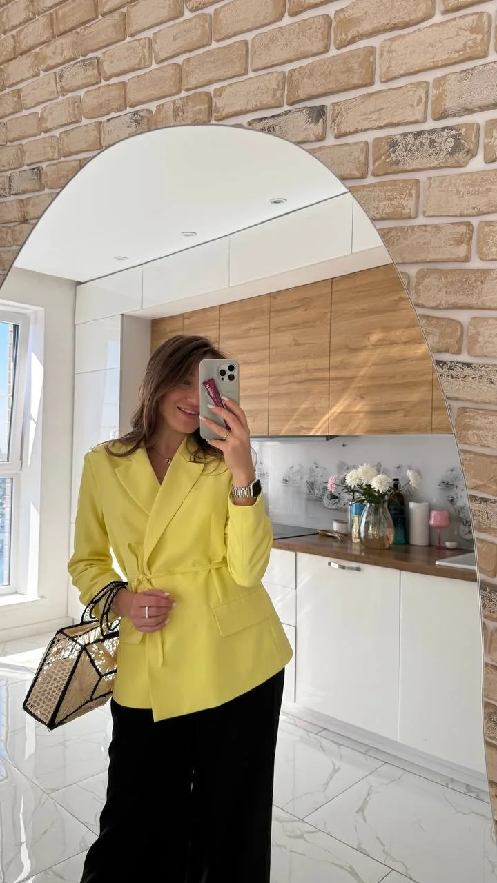 ЛИМОННЫЙ ПИДЖАК от Ber Design💛