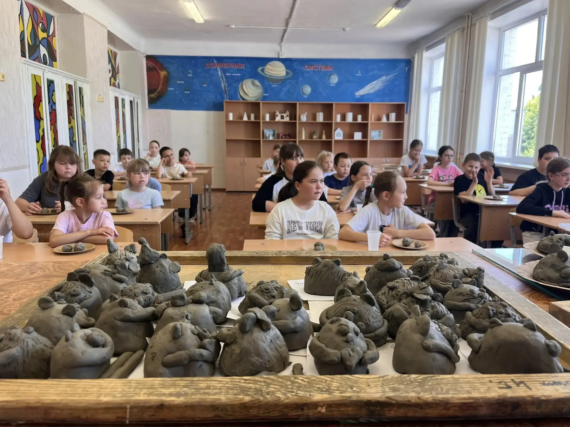 📢 Творческая пятница в пришкольном лагере!