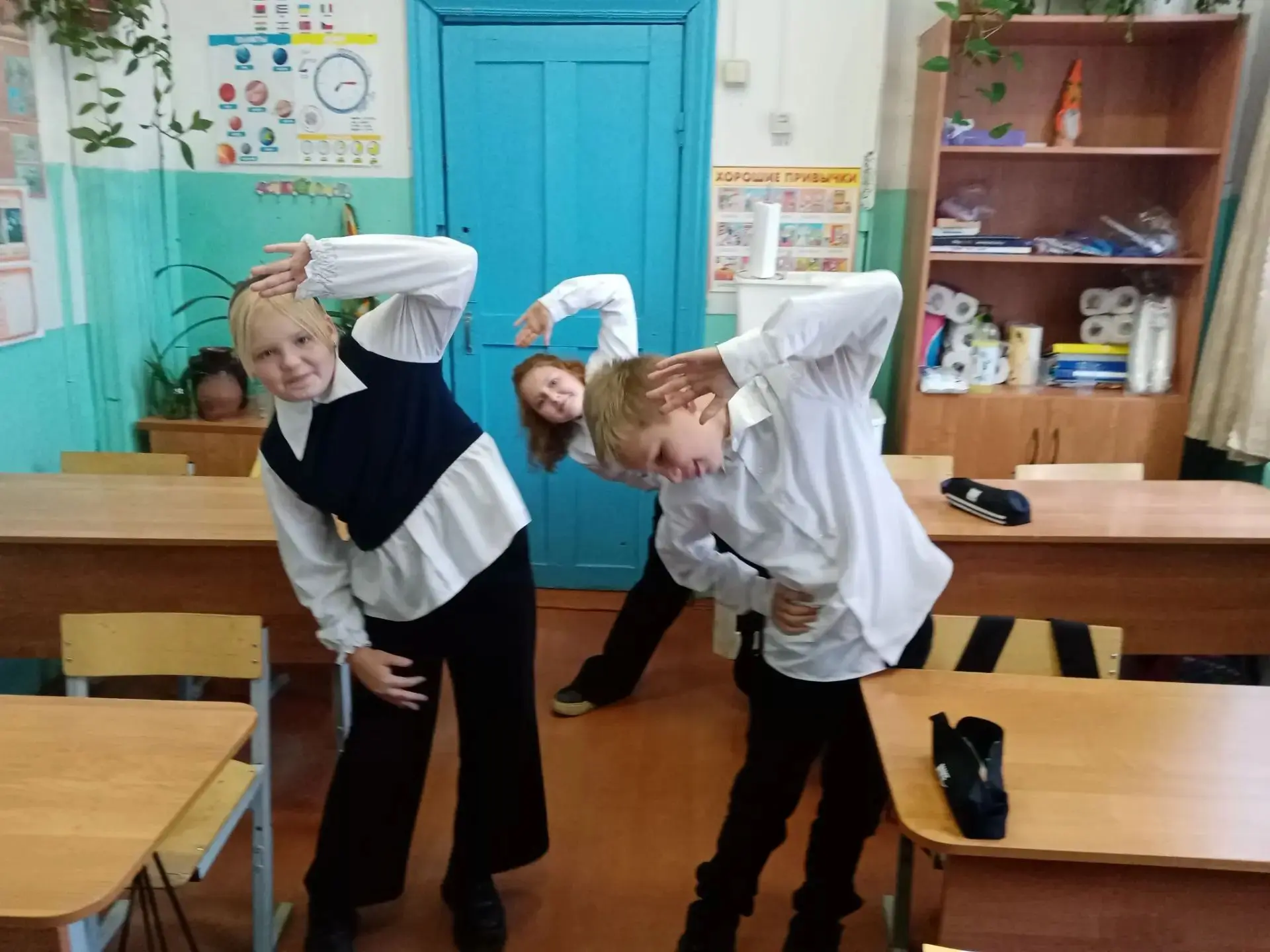 💫На прошедшей неделе у учеников начальной школы прошло занятие «Распорядок дня в семье».