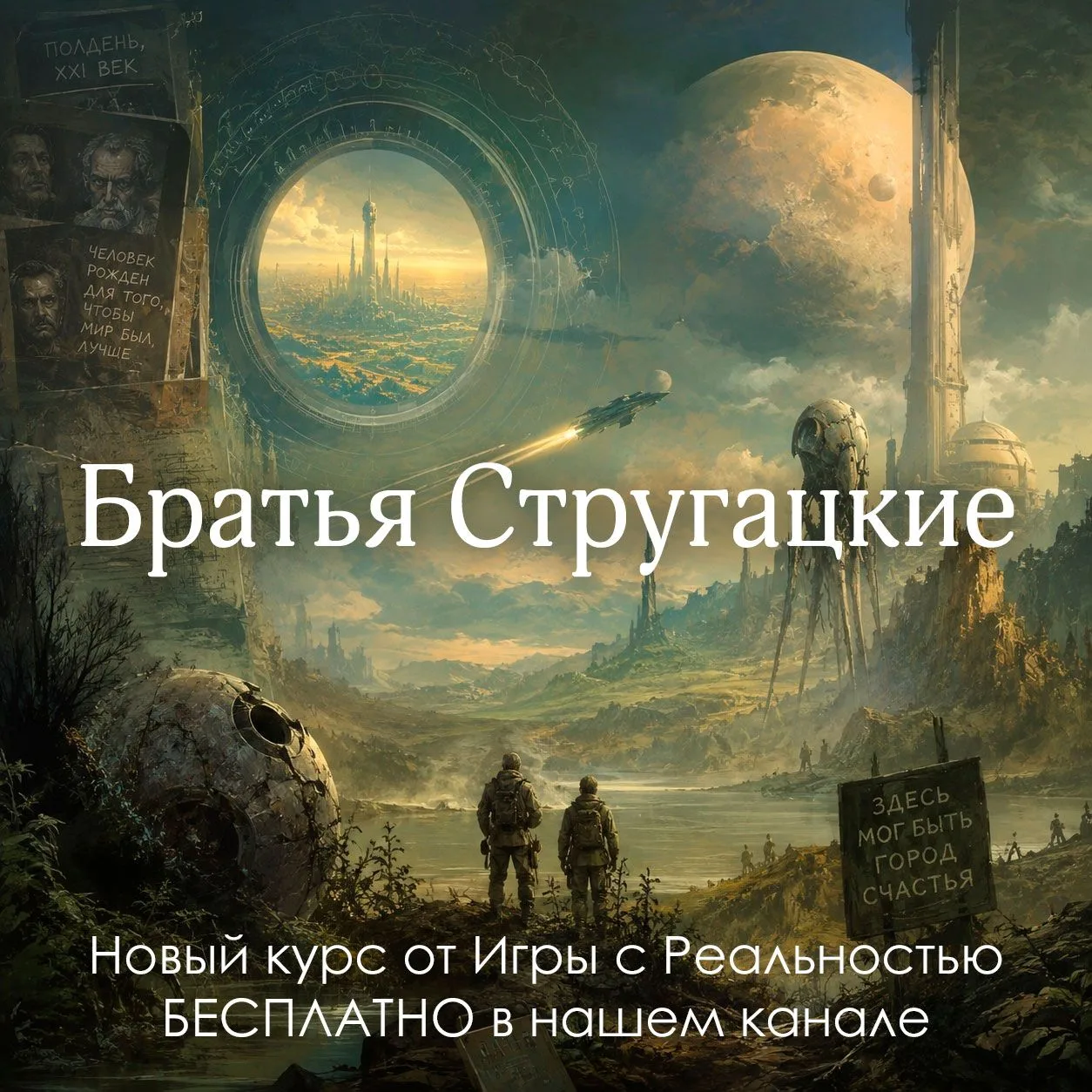 📣Внимание, путешественники! «Игра с Реальностью» открывает новый маршрут — в миры братьев Стругацки