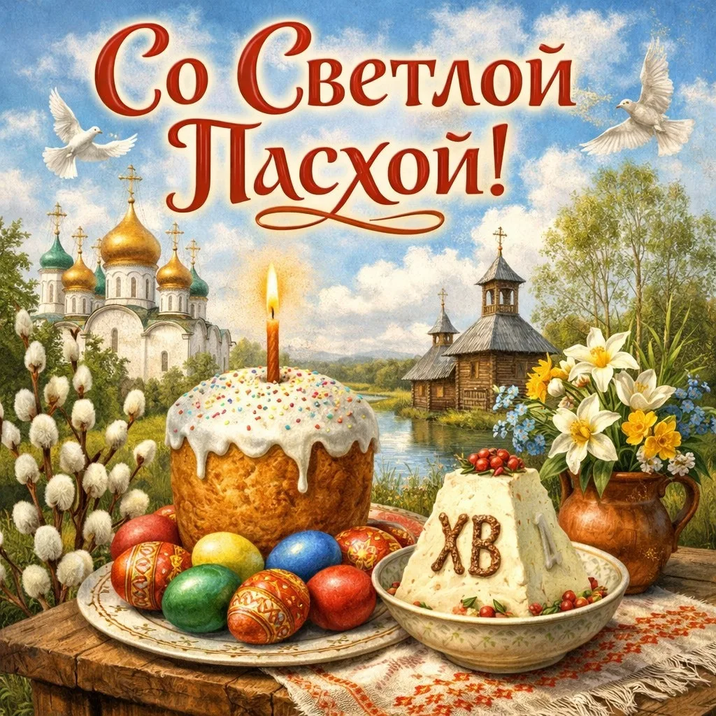 Светлой Пасхи! 🕊️
⁣
Пусть этот день принесёт в вашу жизнь свет, радость и тепло. Пасха — это время 
