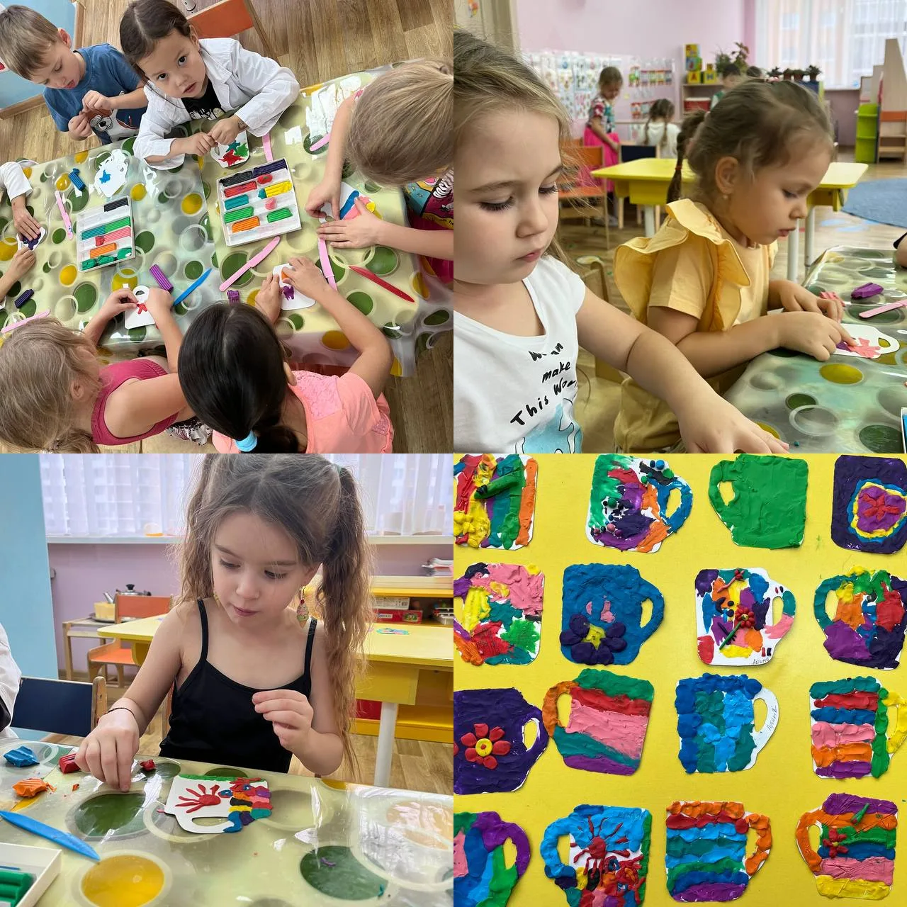 Пластилинография для старшей группы (детей 5-6 лет) включает освоение новых техник работы с пластили
