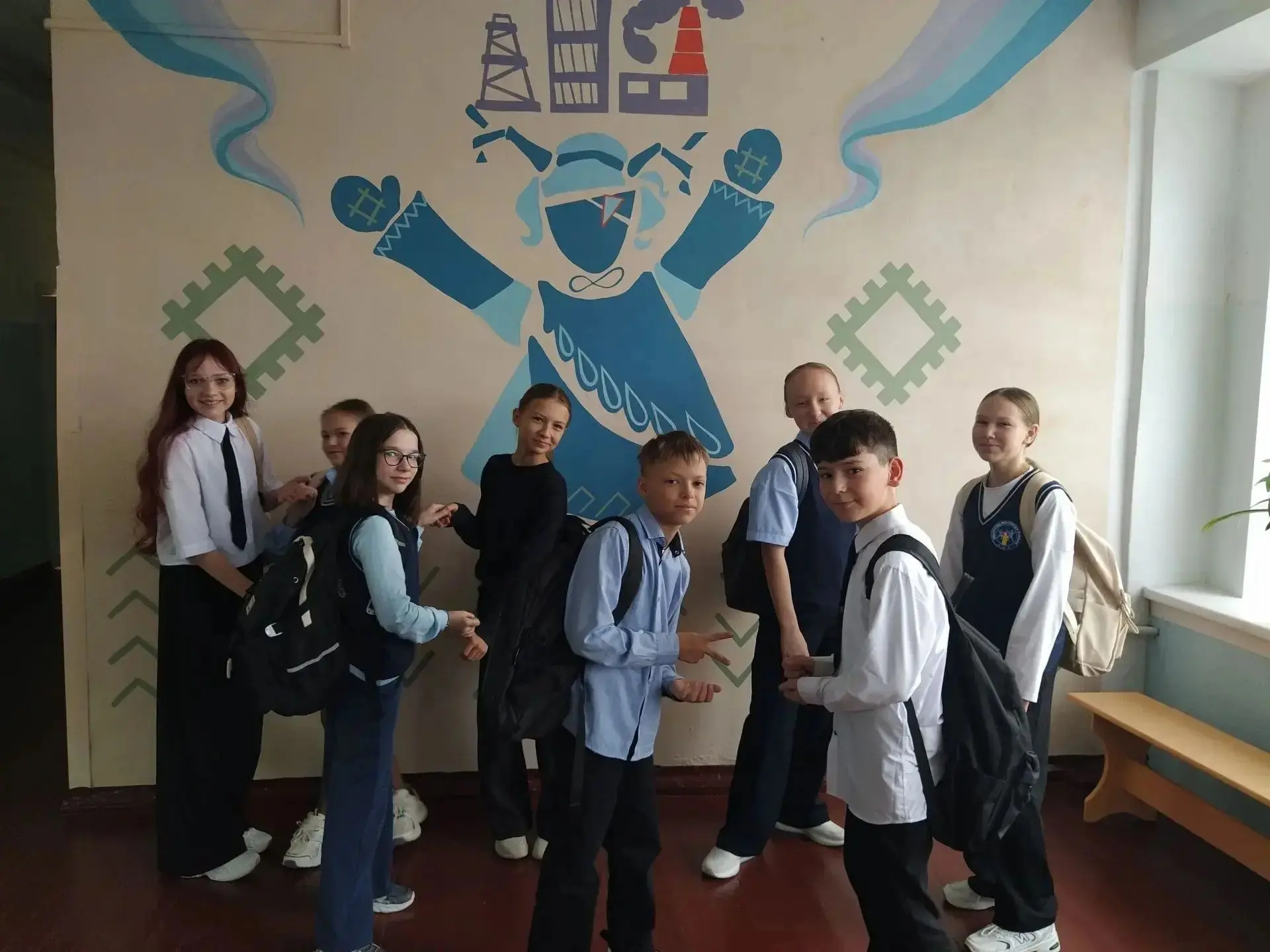 Продолжаю показывать, каким разным получается «Северный стиль» в наших школах. В школе ...