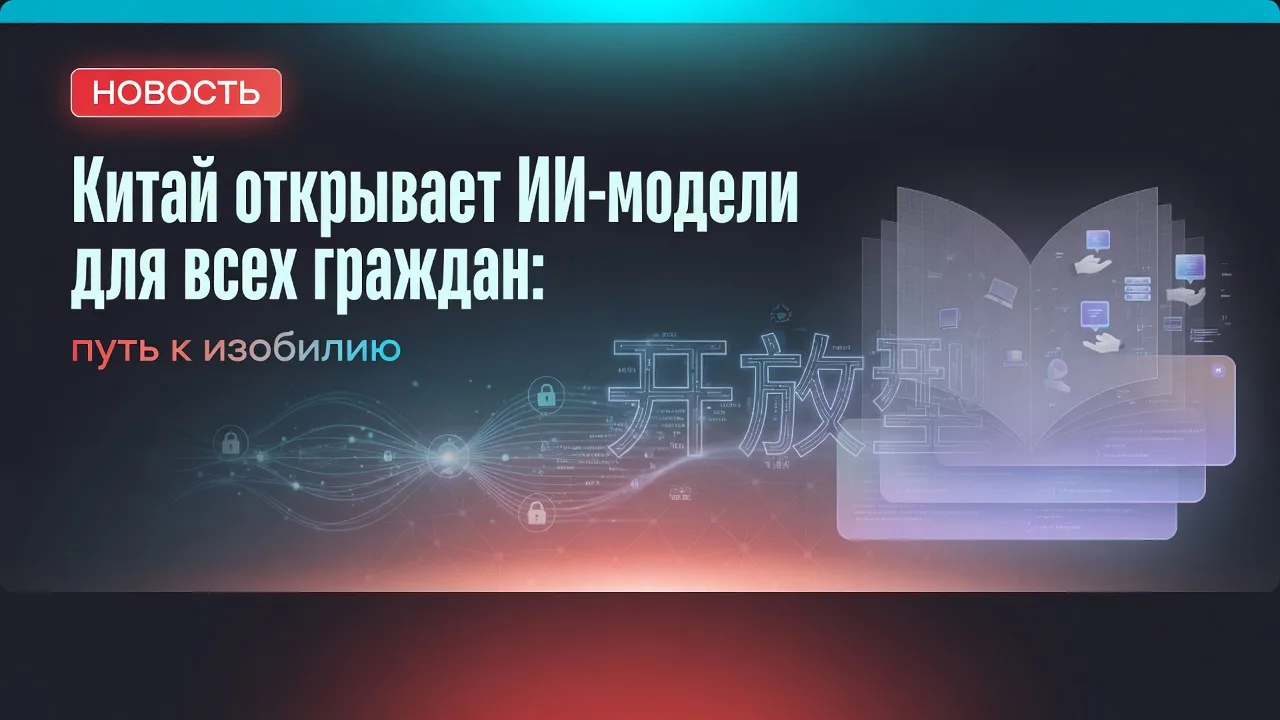 Китай открывает ИИ-модели для всех граждан: путь к изобилию