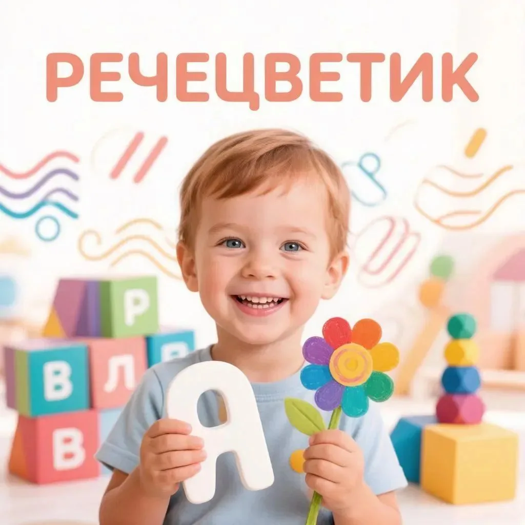 👋 Приглашаем детей 4–7 лет на индивидуальные логопедические занятия в кружок «Речецвет...