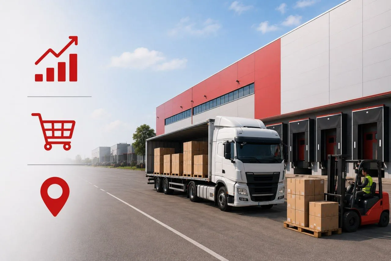 Ритейл резко нарастил спрос на склады 📦: среднегодовой объем сделок вырос в 4 раза и достиг 819 тыс