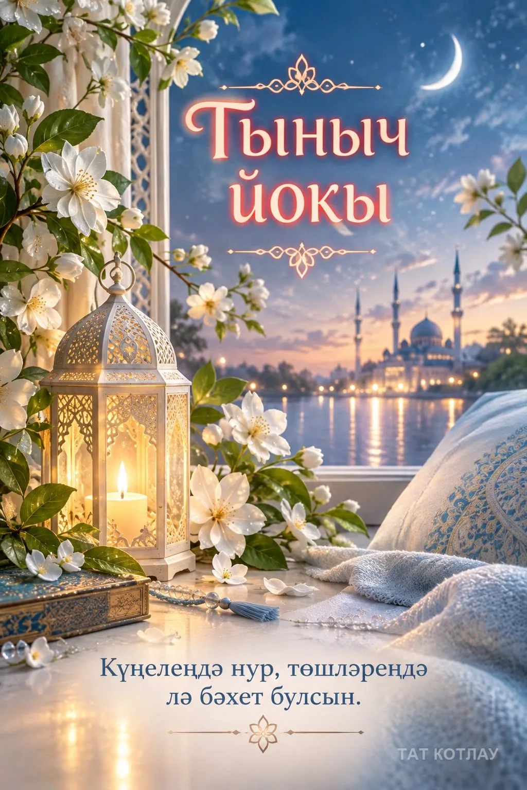 👍 Хәерле Тыныч йокы