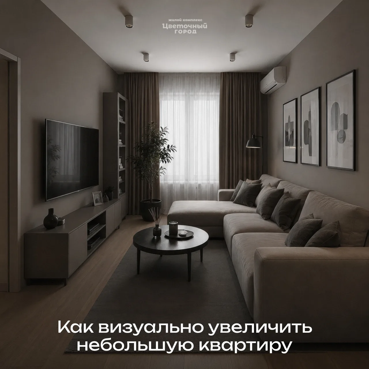 Даже небольшая квартира может казаться просторной, светлой и комфортной для жизни ✨