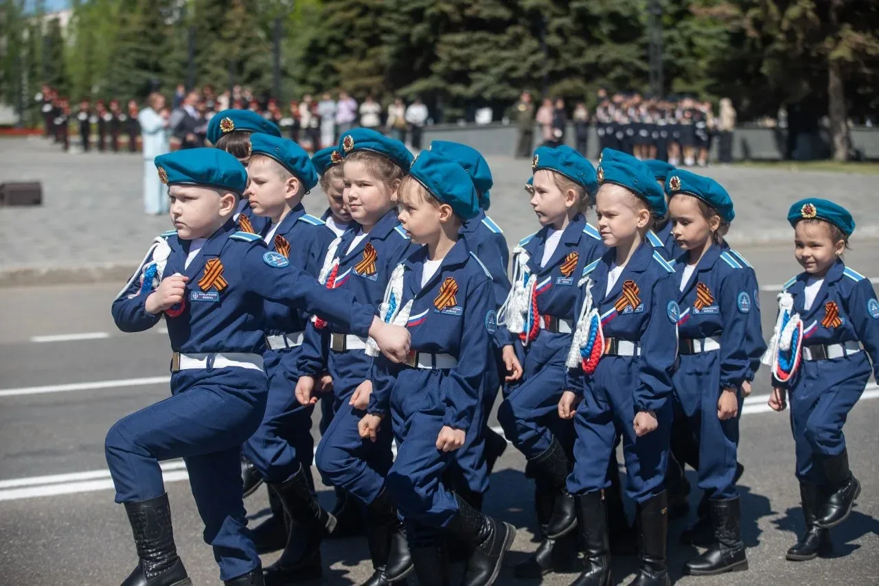 Выступление на параде, посвященный 81-летию со Дня Великой Победы в Великой Отечественн...