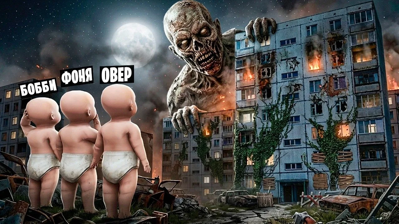 🍿 ДЕТИ ПОПАЛИ В ЗОМБИ АПОКАЛИПСИС! УГАР И БЕЗУМИЕ В Garry`s Mod