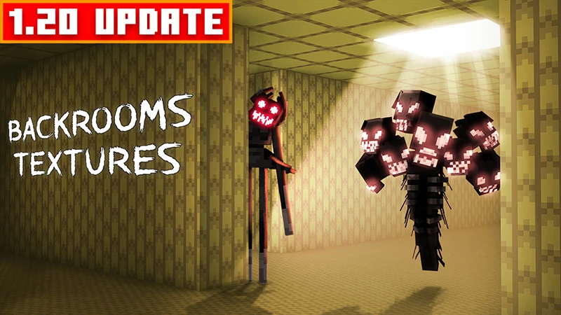 Backrooms Textures

Все блоки, мобы, предметы... весь мир теперь оформлен в стиле The Backrooms. Соз