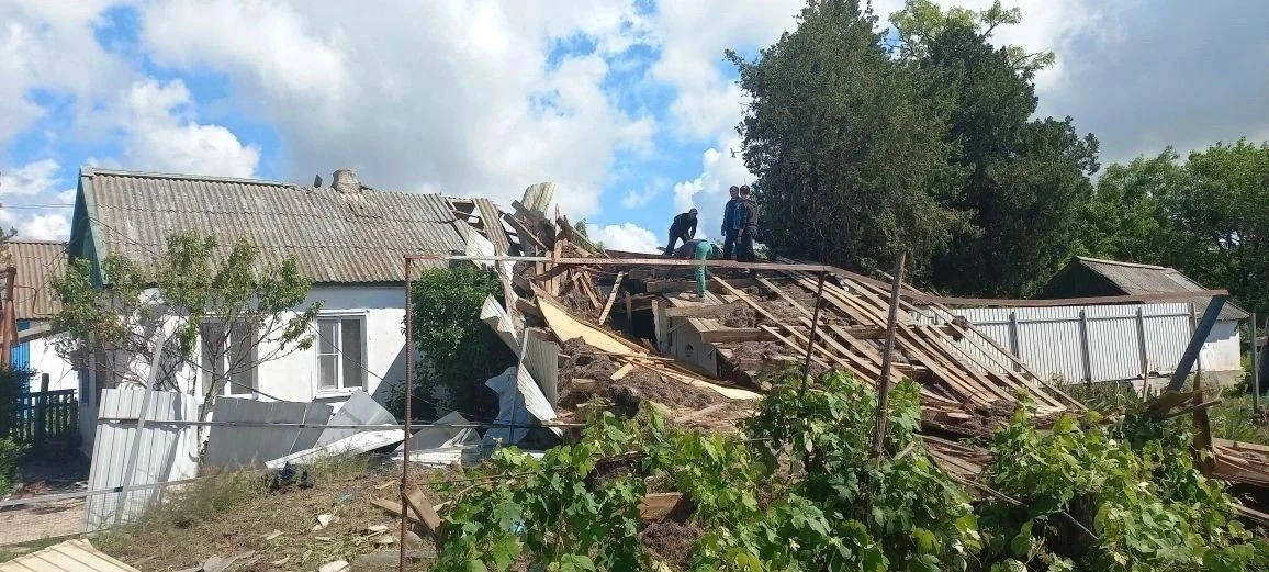 ⚡️Завершена ликвидация последствий стихии в поселке Ясенская Переправа