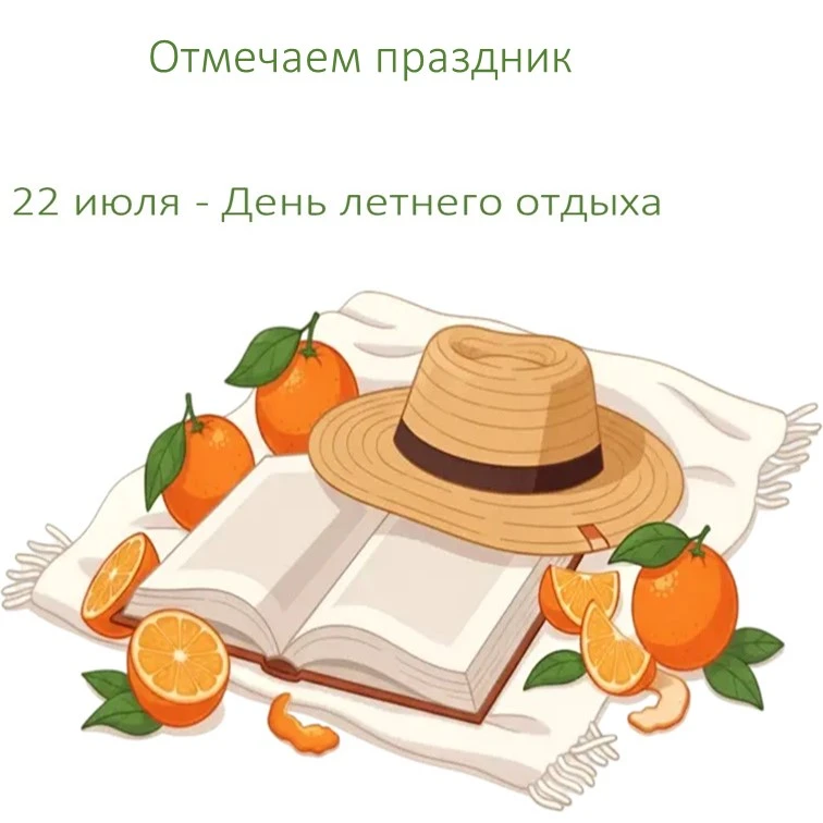 ☀️Отличный повод замедлиться в День летнего отдыха.
Немного истории: мало кто знает, что эта дата те
