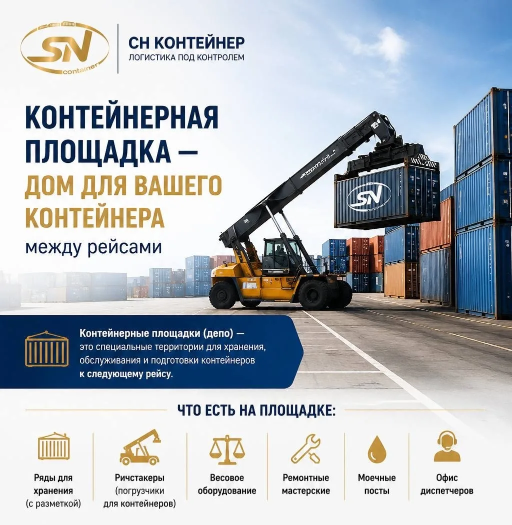 🏗Контейнерная площадка: дом для вашего контейнера между рейсами

Где живут контейнеры, когда их не 