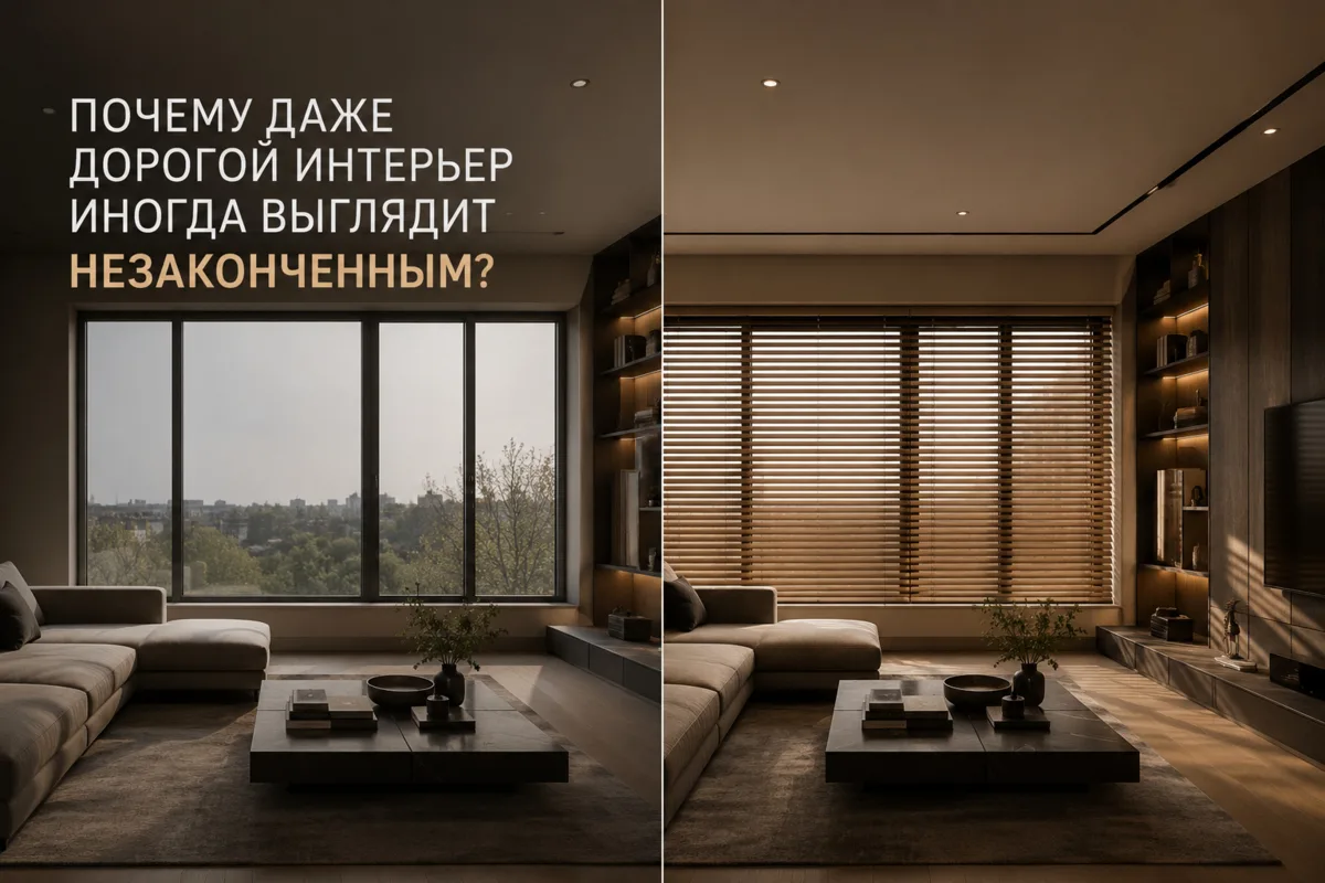 ПОЧЕМУ ДАЖЕ ДОРОГОЙ ИНТЕРЬЕР ИНОГДА ВЫГЛЯДИТ НЕЗАКОНЧЕННЫМ? 💭