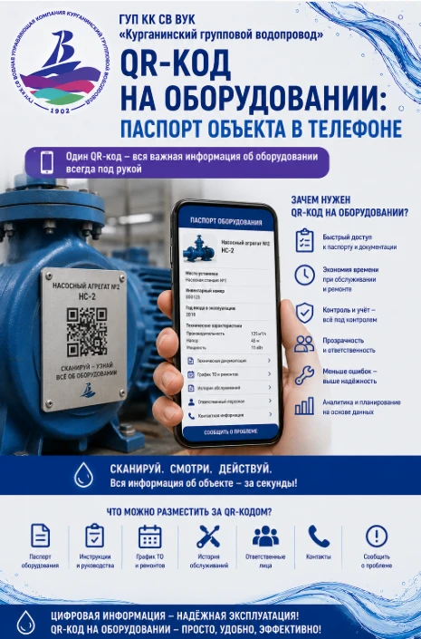📱  Представьте: мастер приходит в ИТП, насосную или техническое помещение, сканирует Q...