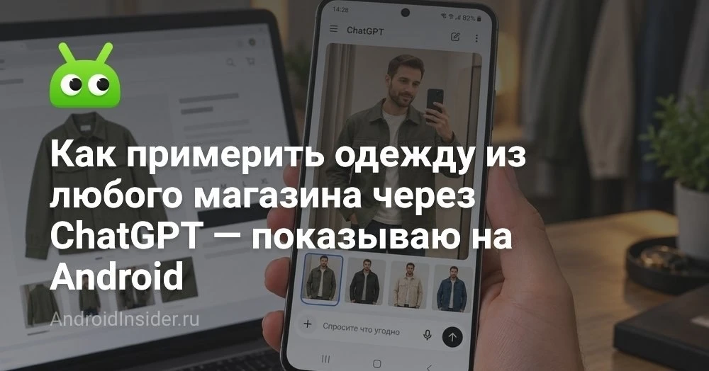 Виртуальная примерка одежды в ChatGPT на Android: как работает новая функция и что важн...