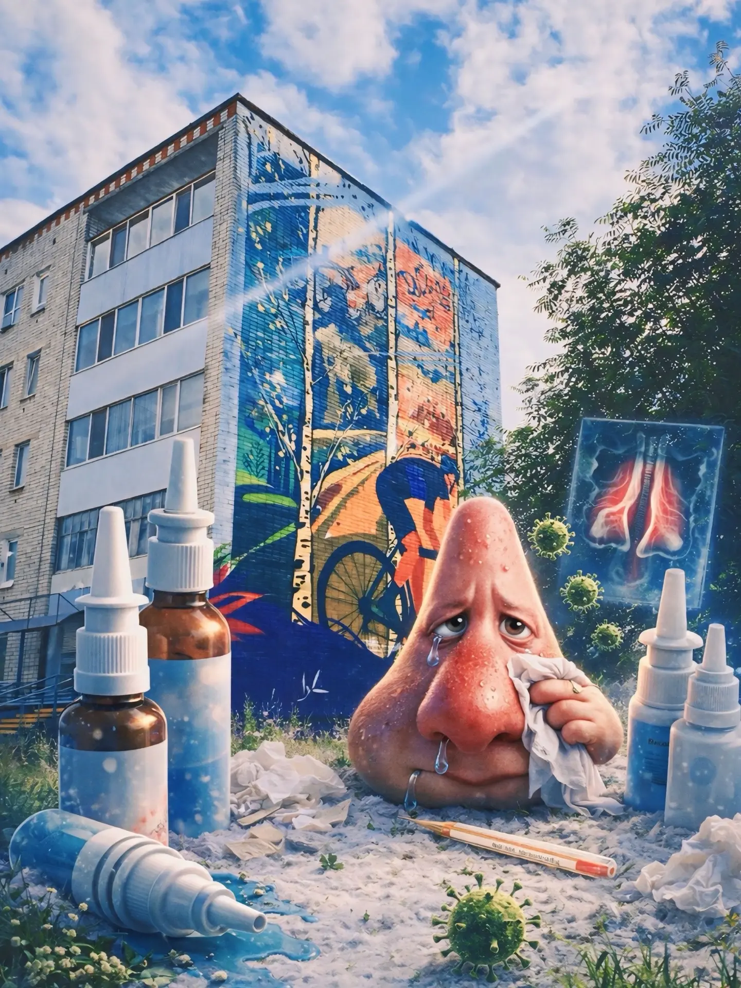 ⚠️ Жители Березников, будьте осторожны с каплями для носа! Речь идёт прежде всего о сосудосуживающих