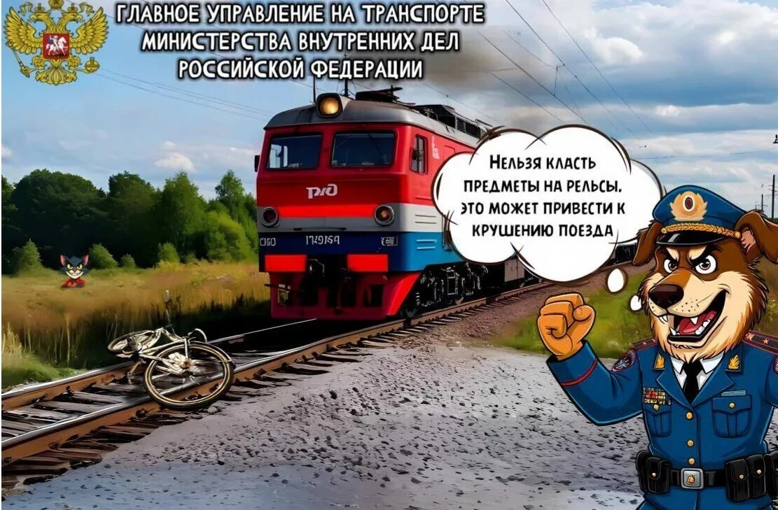 Главное управление на транспорте Министерства внутренних дел России напоминает о правилах поведения 