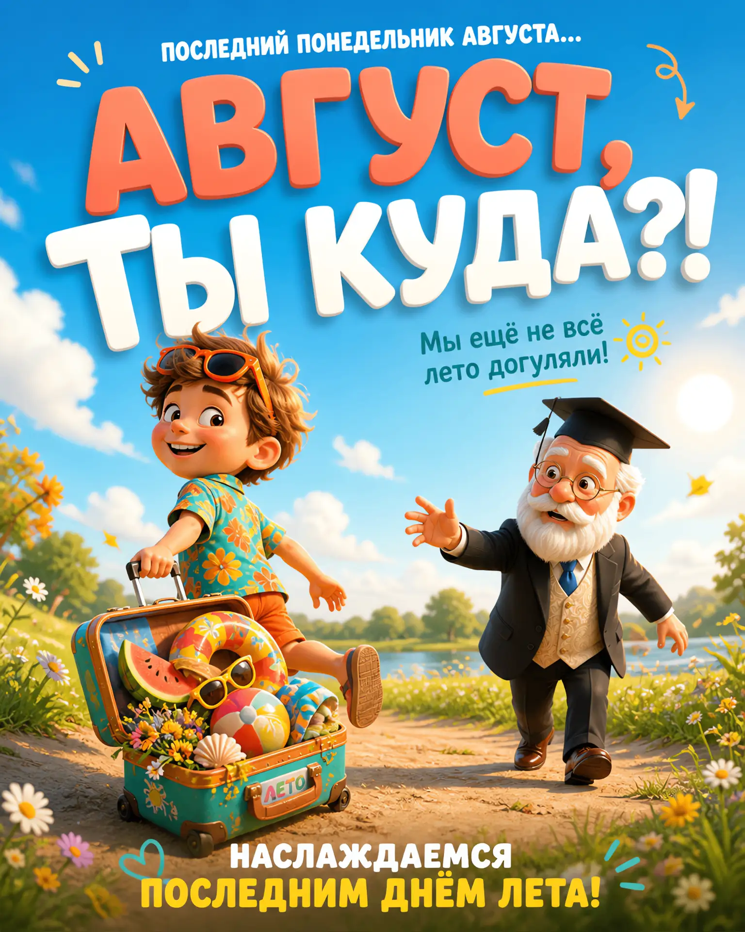 🌞Последний понедельник лета - он уже здесь!