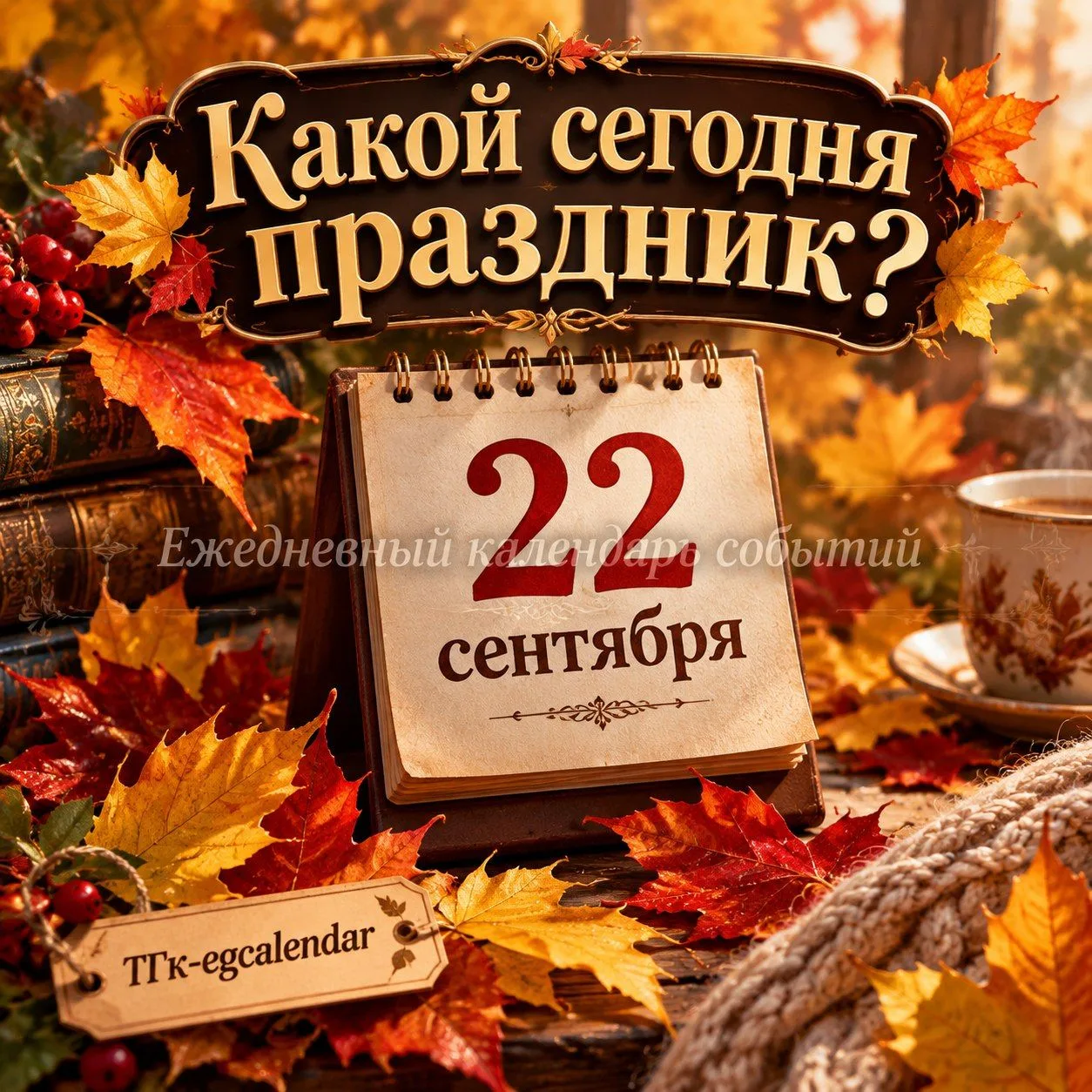 🗓22 сентября 2026 года, вторник