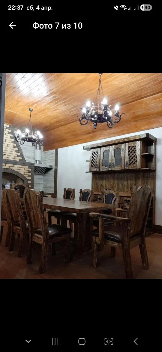 Мебель из массива, кухни на заказ от